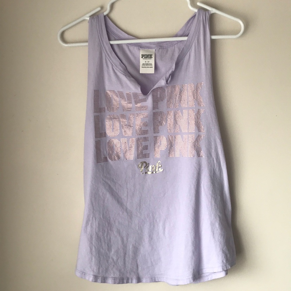 VS pink beach tank